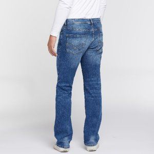 Seven7 Men's Jeans Straight Leg Style# SN1364F Blue Medium Wash Denim Size 36/30